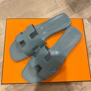 SOLD Hermes oran sandals slipper size 37.5